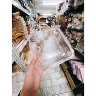 OP-L400 Small Bread Box 50pcs Transparent Plastic Box Transparent Bread Box Food Packaging Box Food 