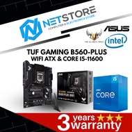 PWP ASUS TUF GAMING B560-PLUS WIFI ATX & INTEL CORE I5-11600 PROCESSOR