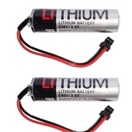 BAOBUTE (Pack of 2) ER6V/3.6V ER6VC119A ER6VC119B 2400mAh PLC Lithium Battery Compatible for Toshiba