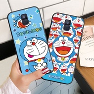 Casing For Samsung Galaxy A6 A6+ A8 A8+ Plus A7 A9 2018 Soft Silicoen Phone Case Cover Doraemon