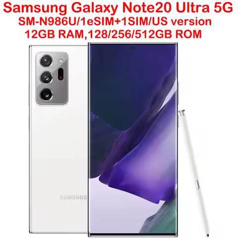 Samsung Galaxy Note 20 Ultra 5G Smart Android Phone SM-N986U 6.9-inch Samsung Smartphone NFC 4500mAh