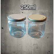 [72pcs] 250ml Botol kaca sambal /bekas kaca /balang kaca /Round glass jar.