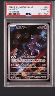 2023 Pokemon pikachu 比卡超寶可夢 Mewtwo PSA 10 超夢