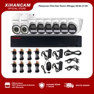 XIHANCAM 5MP Paket CCTV 8 Channel Kit Kamera CCTV Analog PTZ Audio Paket DVR CCTV 8CH Komplit