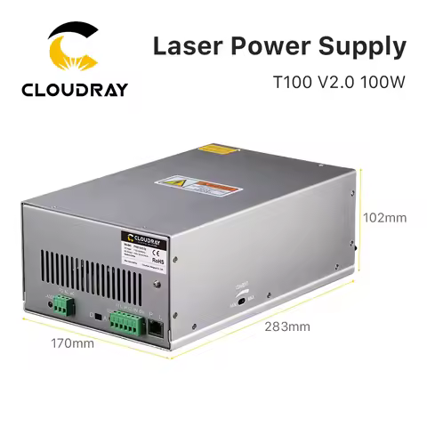 Cloudray 80W-100W CO2 Laser Power Supply Source for CO2 Laser Engraving Cutting Machine LY-T100 T / 