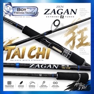 ZEN ZAGAN TAI CHI BAITCASTING SPINNING JIGGING BOTTOM FISHING ROD SPIRAL GUIDE TAICHI