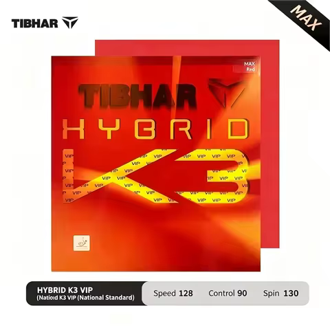 Original TIBHAR HYBRID K3 K3 FX K3 PRO K3 VIP Table Tennis Rubber, 2.0mm-Max, 1 Professional Table T