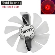 Red LED - Fan Red LED - Fan For Sapphire RX470 RX590 RX580 RX480 RX570 NITRO Special Edition Fan 95M