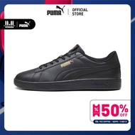 PUMA BASICS - รองเท้าผ้าใบ Smash 3.0 L สีดำ  - 39098710
