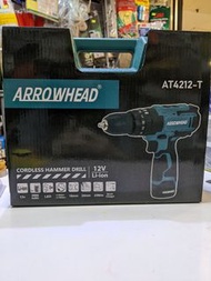12V衝擊電鑽 Arrowhead AT4212-T （2電1座充）