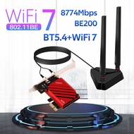 FENVI WI-FI 7 BE200 PCIE WiFi Adapter FV-BE8800 WIfi7 BT5.4 Tri-Band 2.4G/5G/6G Desktop Wireless Net