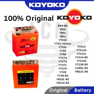 KOYOKO Motorcycle Battery Batteri Motor Moto Charge 6N4-2A-4 YB3L YB4L YB5L YTZ5S YTX5L YTX7L YTX9 YTX12