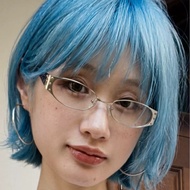 Retro Metal Rivets Y2K Plain Glasses