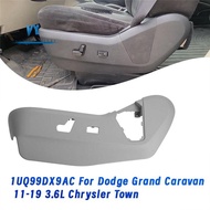 For  Grand Caravan 11- 19 3.6L for  Town 1UQ99DX9AA Left Driver Side Seat Trim Cover Grey 1UQ99DX9AC