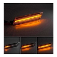 Car Dynamic LED Amber Side Marker Light Turn Signal Lamps 997631033, 997631034 Clear Lens for 911 99