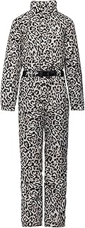 Funky Alps - Panther Print Ski Suit - Panter Leopard Ski Suit - Ski Overall - One-Piece - Onesie - W