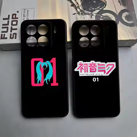 H-HatsuneS-S H-Miku 01 Phone Case For Xiaomi 17 15 14 13 12 Mi 11 Ultra T Pro Lite Black Soft Shell