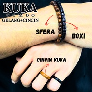 [Buy1Free1] Combo Gelang Tasbih Kuka 33 Biji & Cincin Kuka by KHUKA