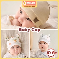 Newborn Baby Cap 0-6months Infant Hat Cotton Bear Ears Cute Girl Boy Unisex Soft Gentle Keep Warm Ni