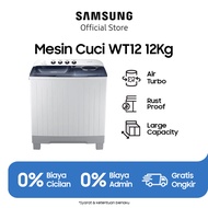 Samsung Mesin Cuci 2 Tabung 12Kg dengan Double Storm Pulsator, Air Turbo Drying Lebih Cepat Kering, 