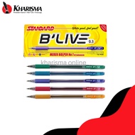 B'Live 0.3 Standard Ballpoint Pen - Black Ink Pen (1 Pack)