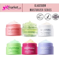 Glad2glow MOISTURIZER GEL | Blueberry | Centella | Peach RETINOL | Yuja SYMWHITE | Pomegranate