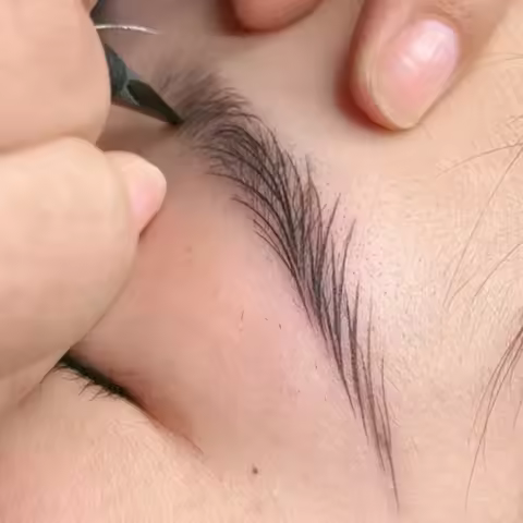 Microblading Eyebrow Pencil Eyebrows Makeup Professional Waterproof Natural Eyebrow Pen Tattoo Enhan