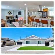 H&H Modern Lux 4BD 1 King Suite 3 Queen SoCal Disney