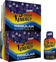 5-hour ENERGY Shot, Regular Strength Grape, 1.93 Ounce, 24 Count