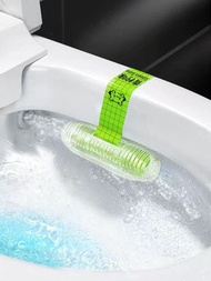 其他品牌 - 日本品質智能馬桶潔廁寶懸掛式藍泡泡無水箱馬桶清潔掛籃廁所除臭神器（混合味道9個）