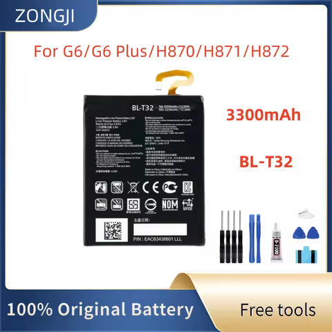 New Battery BL-T32 3300mAh Battery For LG G6 G600L G600S G600K G600V H871 H872 H873 LS993 US997 VS98