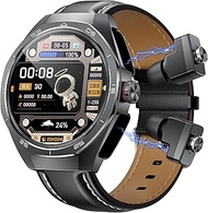 Smart Watch with Wireless Earbuds, Bluetooth Call Watches for Men 1.53" Steel Material Ultra-Thin Bo