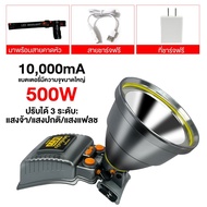 ไฟฉายคาดหัว M77 LED ไฟฉายฉายคาดศีรษะไฟเครื่องบิน D196 ความสว่างสูง