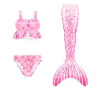 Kids Swimming Mermaid Tails Swimwear Swimmable Beach Clothes Little Children Mermaid Swimsuit Can Ad