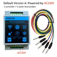 [KEENE] KONLEN Tuya Water Level Sensor WIFI Smart Home Leakage Flood Alarm Controller Meter Pool Vap