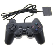 Wired Gamepad For Ps2 For Ps1 With Dual Vibration Joystick Gamepad Joypad For Ps2 For Ps1 For Playstation 12 Black
