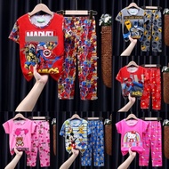 PL215 Baju Setelan Anak Celana Panjang Lengan Pendek Import . Jumper P