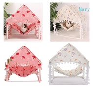 Mary Waterproofed Pet Hammock Bites Proof Guineas Pig Bed Soft Fabric Pet Hammock