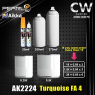 2K Paint  AIKKA AK2224 Turquoise FA 4 Pearl Series Automotive Car Motor Paint Aerosol Spray Cat Kere