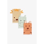 ถุงมือถูตัวเด็ก Mothercare Animal Kingdom Wash Mitts - 3 Pack UB674