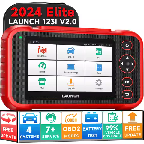 LAUNCH X431 CRP123i V2.0 Car Diagnostic Tools ABS SRS Engine AT 4 System with 7 Service Lifetime Fre