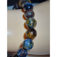 #B246 (1) 100% Natural  High Quality Pietersite Bracelet (Lighning Pietersite) 9.8mm