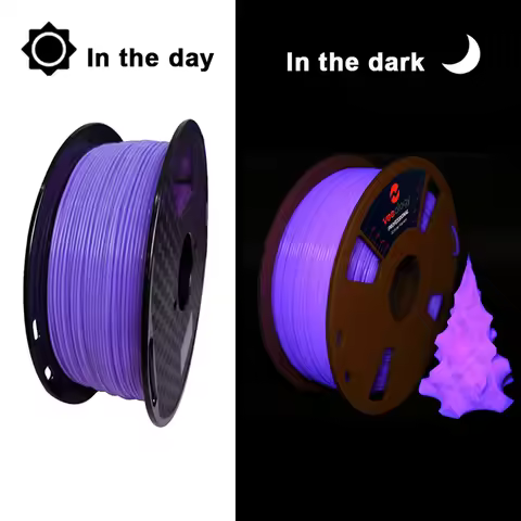 1.75MM 250g PLA Luminous Filament Rainbow Noctilucent Pink Red Blue Luminous for PLA 3D Printing Pla