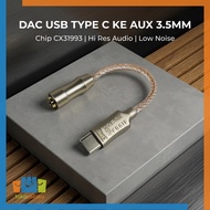 DAC Digital Analog Converter USB Type C to 3.5mm Conexant CX31993 Chip CX-PRO