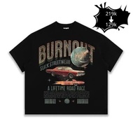 Form Big Boxy T-shirt "BURNOUT" 100% Cotton - Local Brand AA Studio UNISEX AA