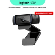 Logitech C920 HD Pro Webcam - 1080p Full HD Streaming Camera for Widescreen Video Calling and Record