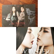 Poster red velvet irene & seulgi monster top note rolled & folded