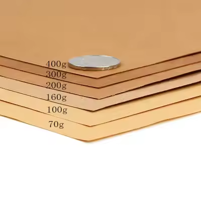 High Quality A4 Brown Kraft Paper DIY Handmake Card Making Craft Paper Thick Paperboard Cardboard
