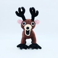 New Product 99Nights Horror Game Merchandise Elk Doll 99 Night Lying Posture Elk Plush Toy A08250626