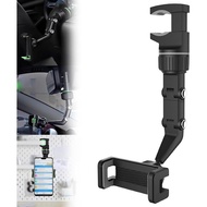 Wuzutech Car Phone Holder, Multifunctional 360 Car Rearview Mirror Phone Holder, 360° Car Rearview M